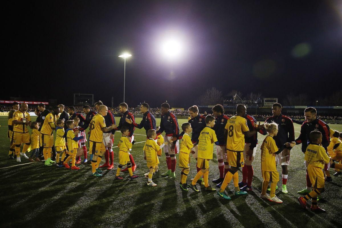 Sutton United Arsenal FC FA Cup feb17 Reuters