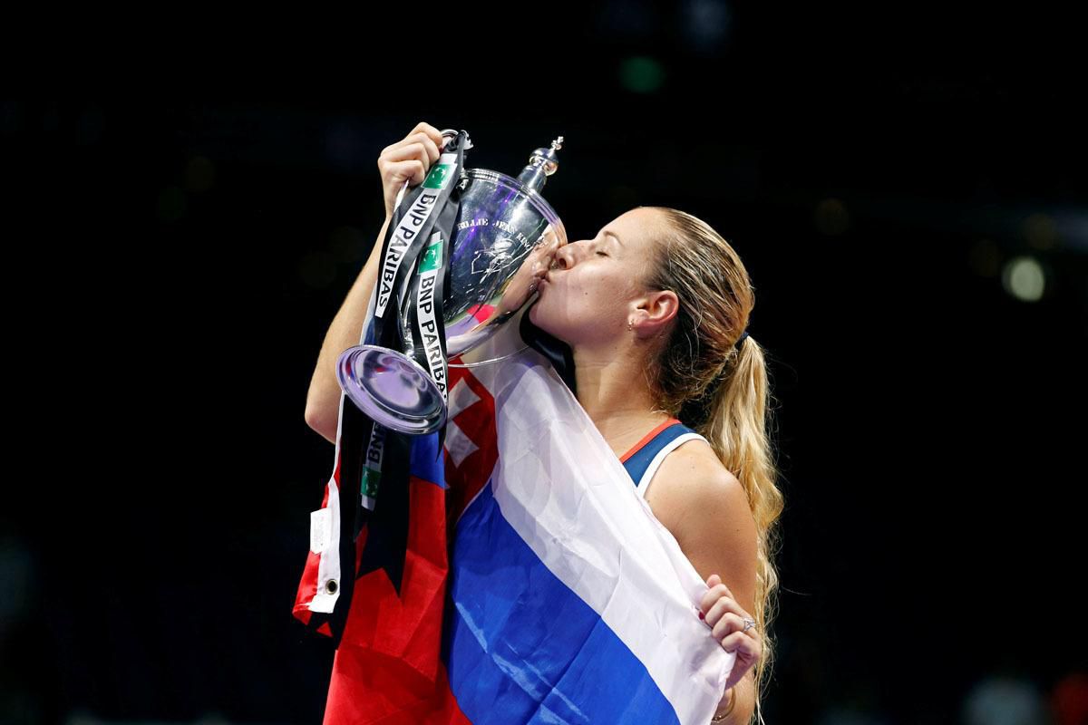 dominika cibulkova, tensis, cup, slovak flag, okt2016