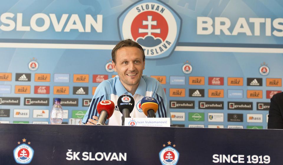 Ivan Vukomanovic, trener, SK Slovan Bratislava, tlacovka, portret, Fortuna liga, aug16, TASR