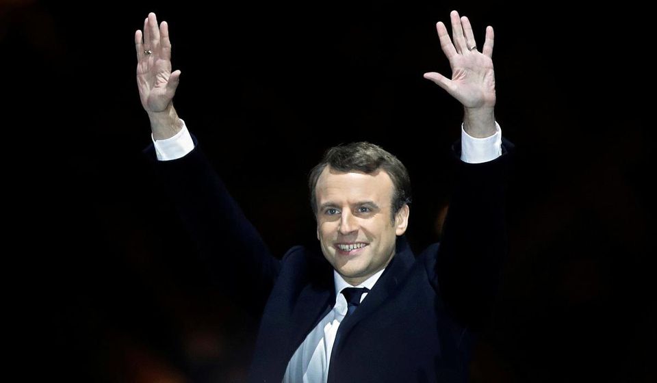 Emmanuel Macron, pariz, OH, maj2017