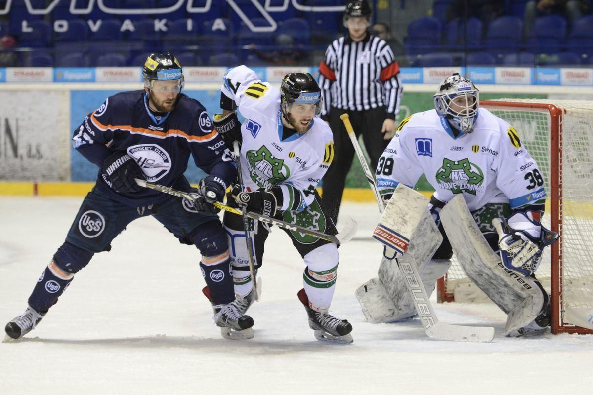 HC Kosice HC Nove Zamky Ivan Jankovic Patrik Maier Joakim Lundstrom feb17 TASR