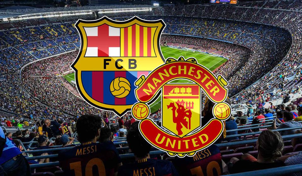 FC Barcelona, Manchester United, logo, feb17, gettyimages