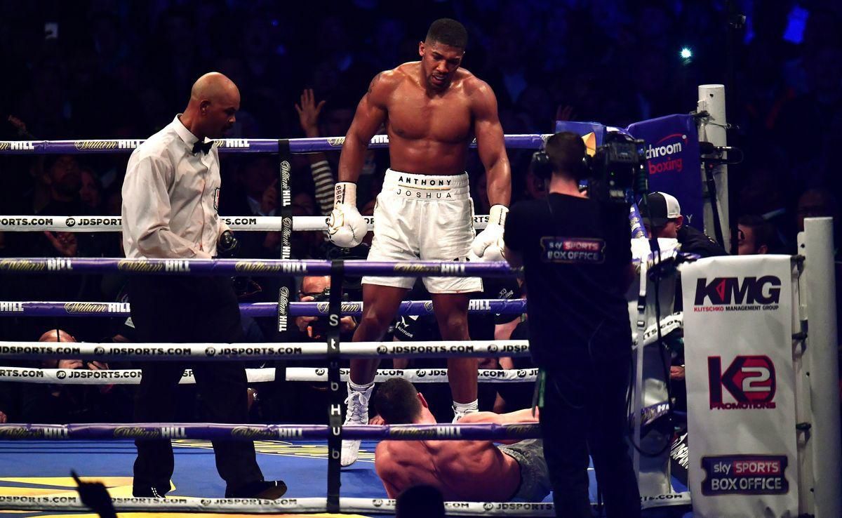 Anthony Joshua Vladimir Klicko apr17 Getty Images