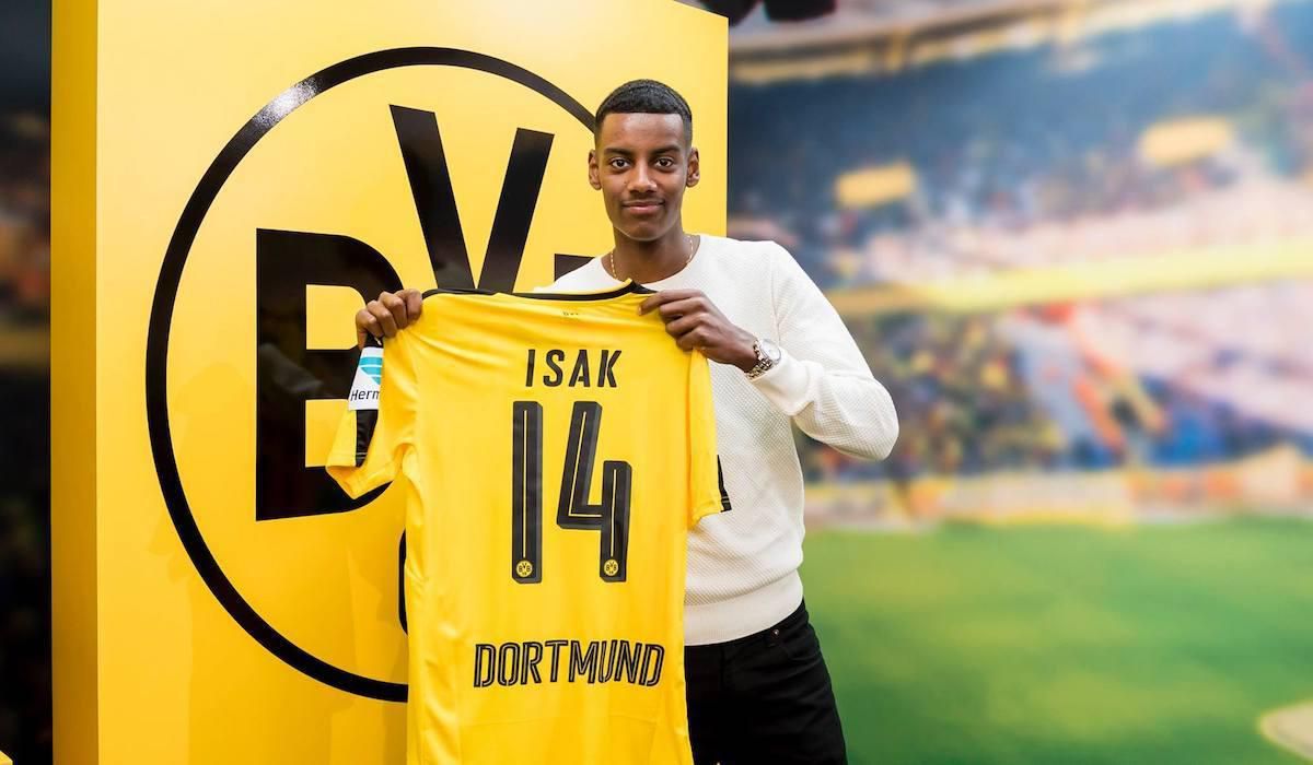 Borussia Dortmund, Alexander Isak, jan17, Facebook (Borussia Dortmund)