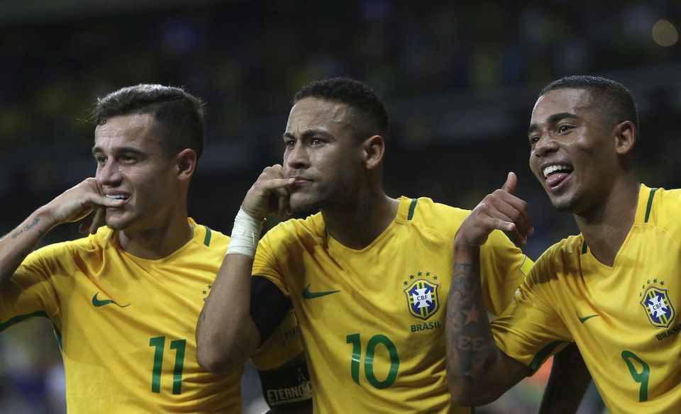 Philippe Coutinho, Neymar, Gabriel Jesus