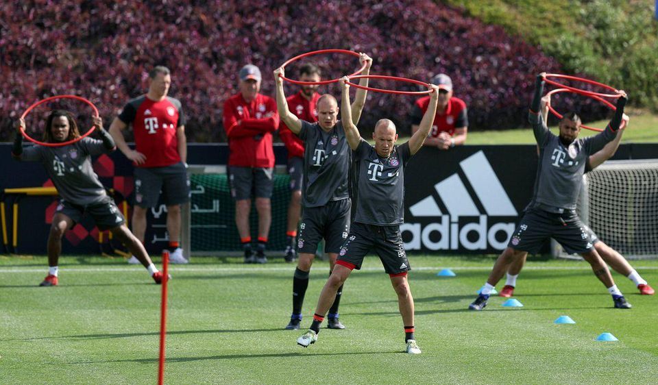 Bayern Mnichov trening jan17 Reuters
