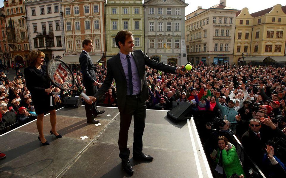 Roger Federer Praha feb17 Getty Images