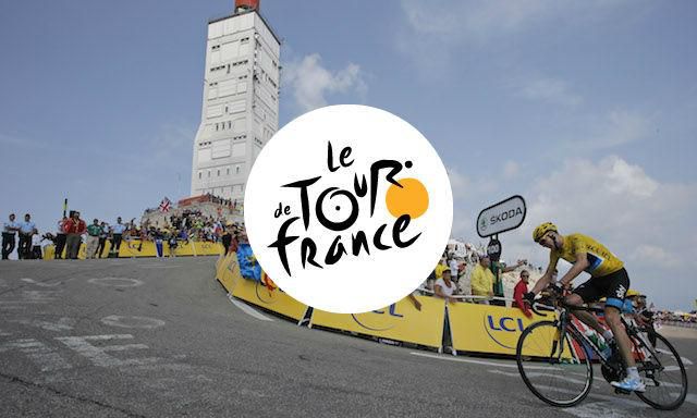 Chris Froome, Sky, zlty dres, Mont Ventoux, logo Tour de France, ONLINE