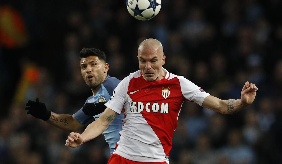 Manchester City, Sergio Aguero, Monaco, Andrea Raggi, Liga majstrov, feb17, reuters