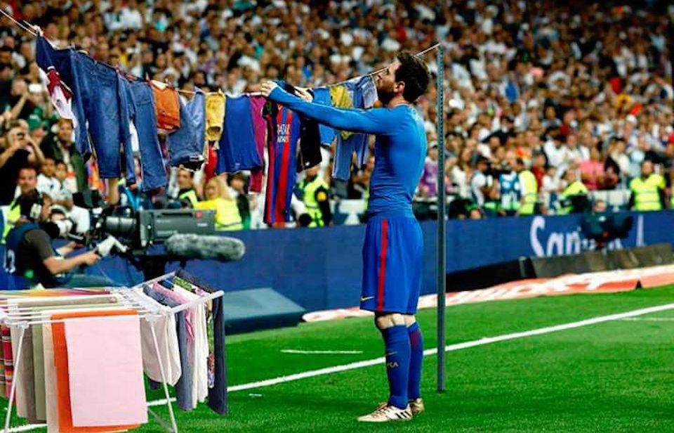 Foto: Keď si Messi vešia svoje dresy