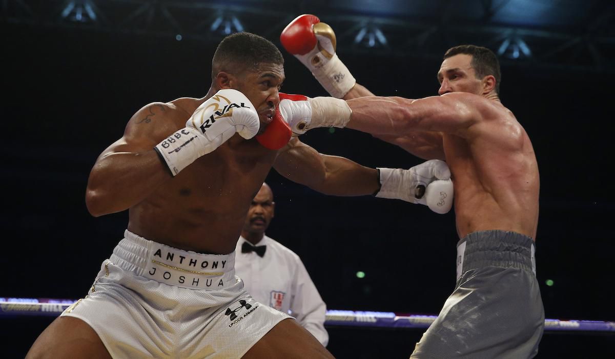 Anthony Joshua, Vladimir Klicko, apr17, reuters