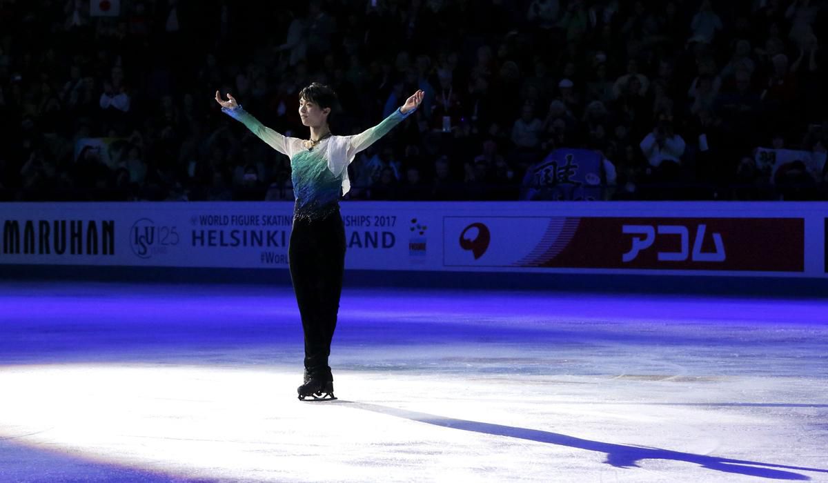 Yuzuru Hanyu, Japonsko, apr2017, ms helsinki