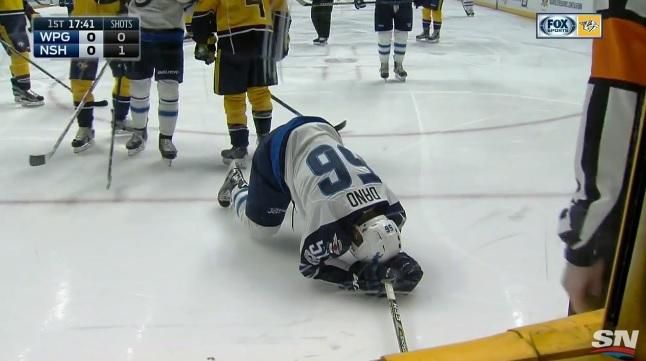 Marko Daňo, zranenie, Winnipeg, mar17