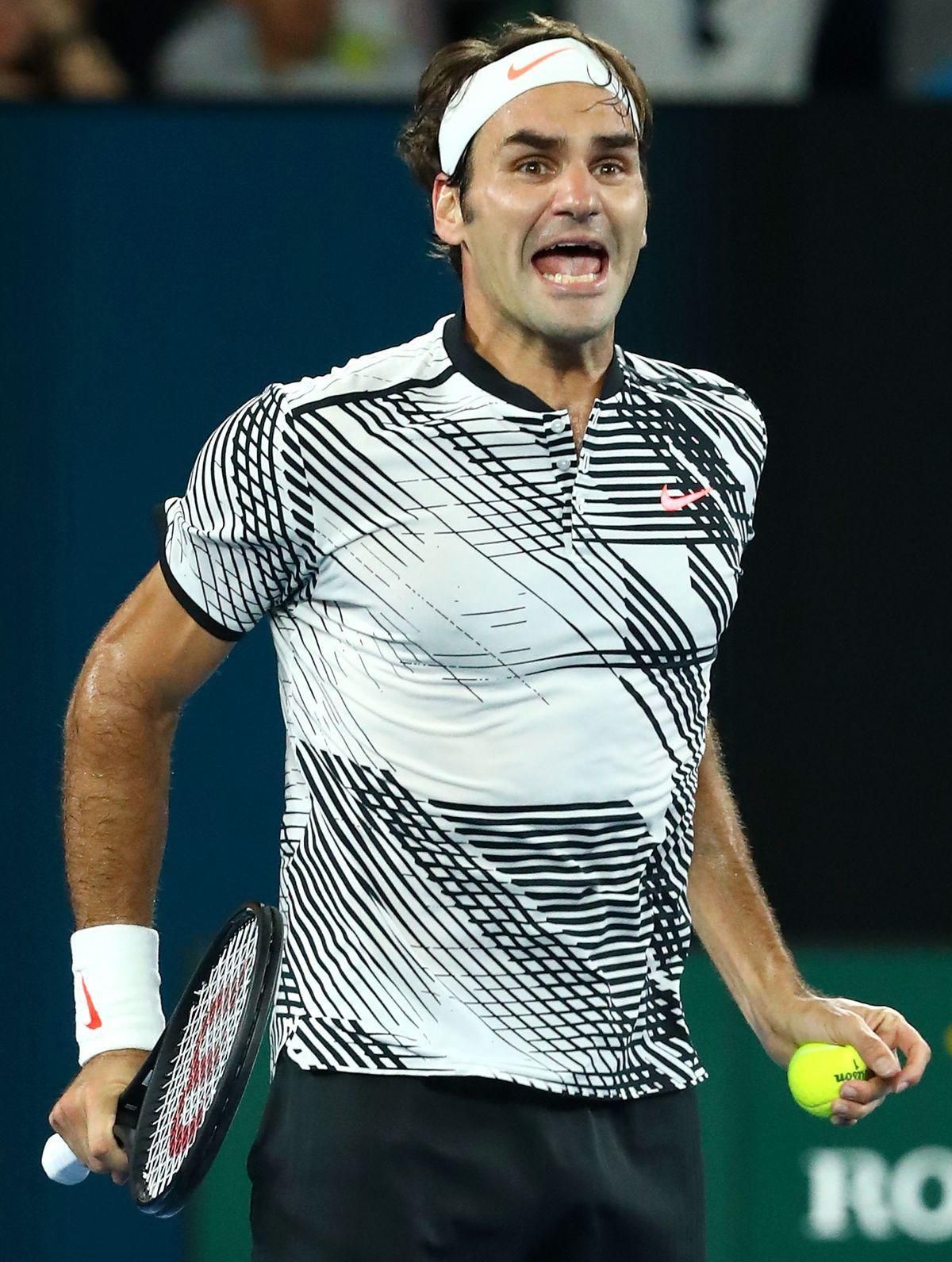 Roger Federer Australian open 2017 titul jan17 Getty Images