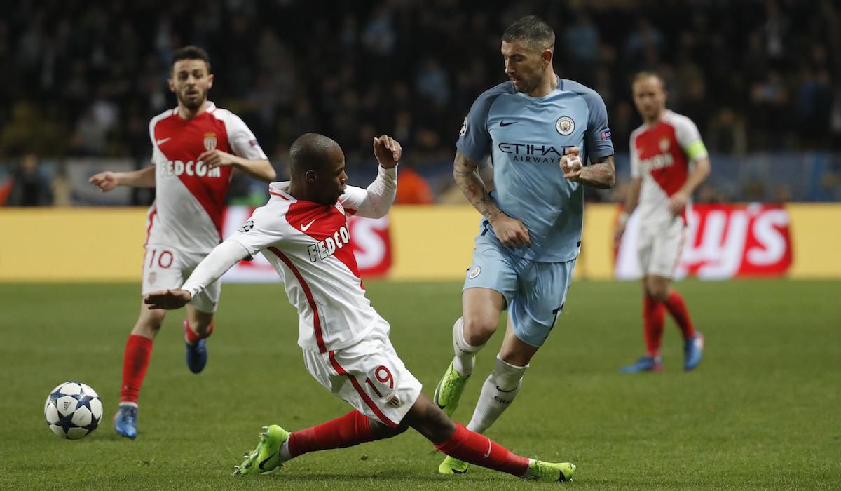 Manchester City, Aleksandar Kolarov, AS Monaco, Djibril Sidibe, Liga majstrov, mar17, reuters