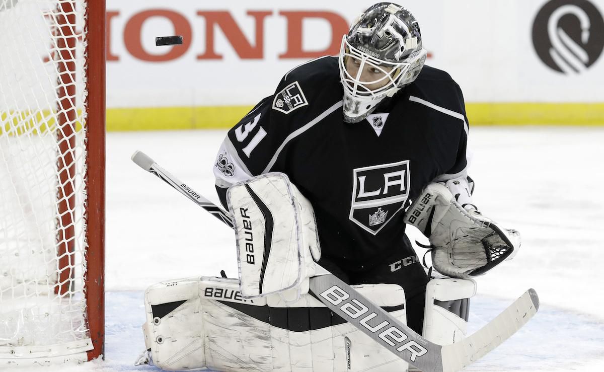 Peter Budaj Los Angeles Kings feb2017