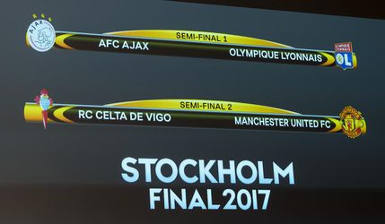 Man Utd pôjde v semifinále EL do Španielska, Ajax čaká Lyon