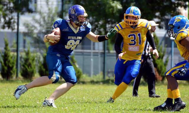 Utocnik, Cassovia Steelers vs. obrana Trnava Bulldogs