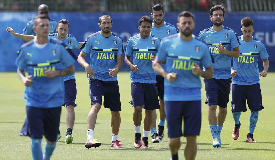Taliansko, trening, EURO 2016, jun16