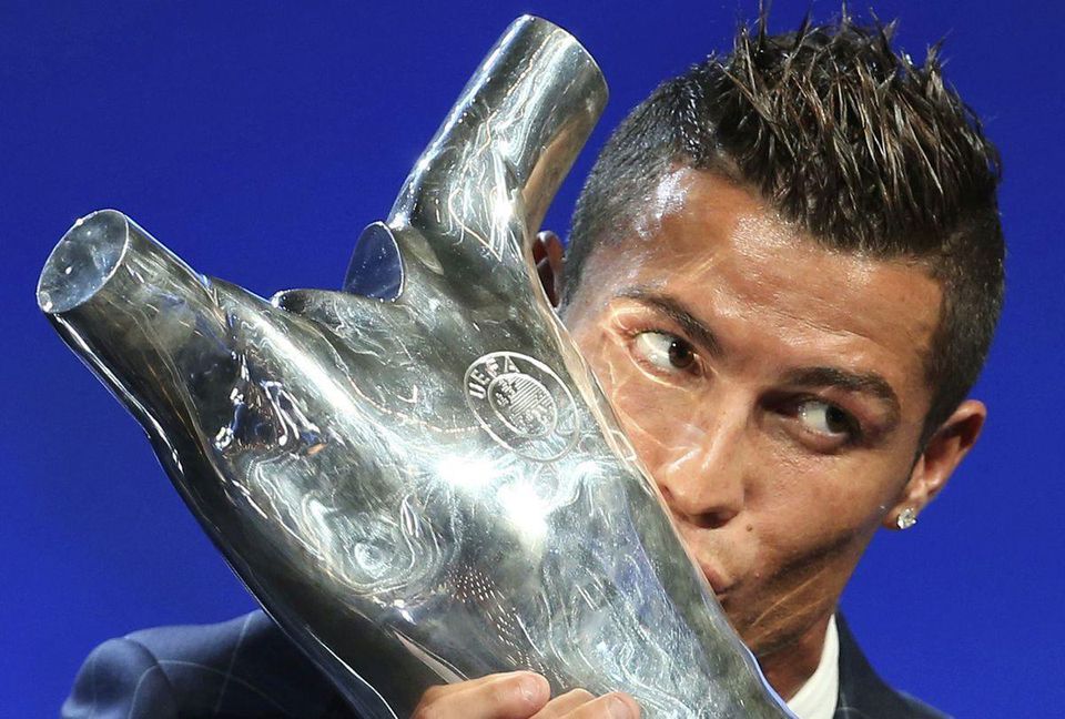 Cristiano Ronaldo liga majstrov cena aug16 Reuters