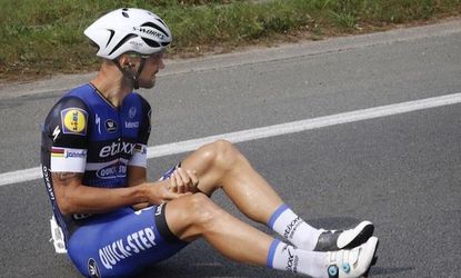 Eneco tour: Tom Boonen v úvode 4. etapy utrpel ťažký pád