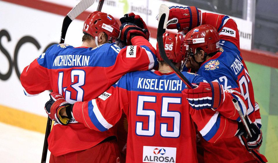 rusko hokejisti radost