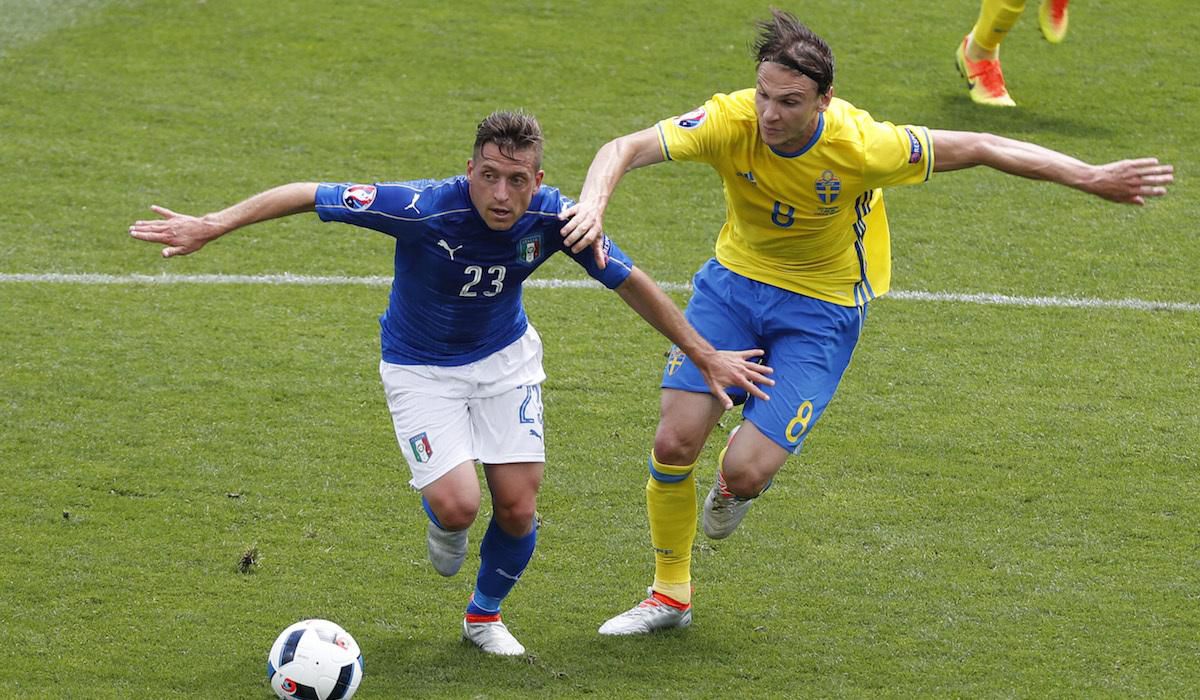 Svedsko, Albin Ekdal, Taliansko, Emanuele Giaccherini, EURO 2016, jun16