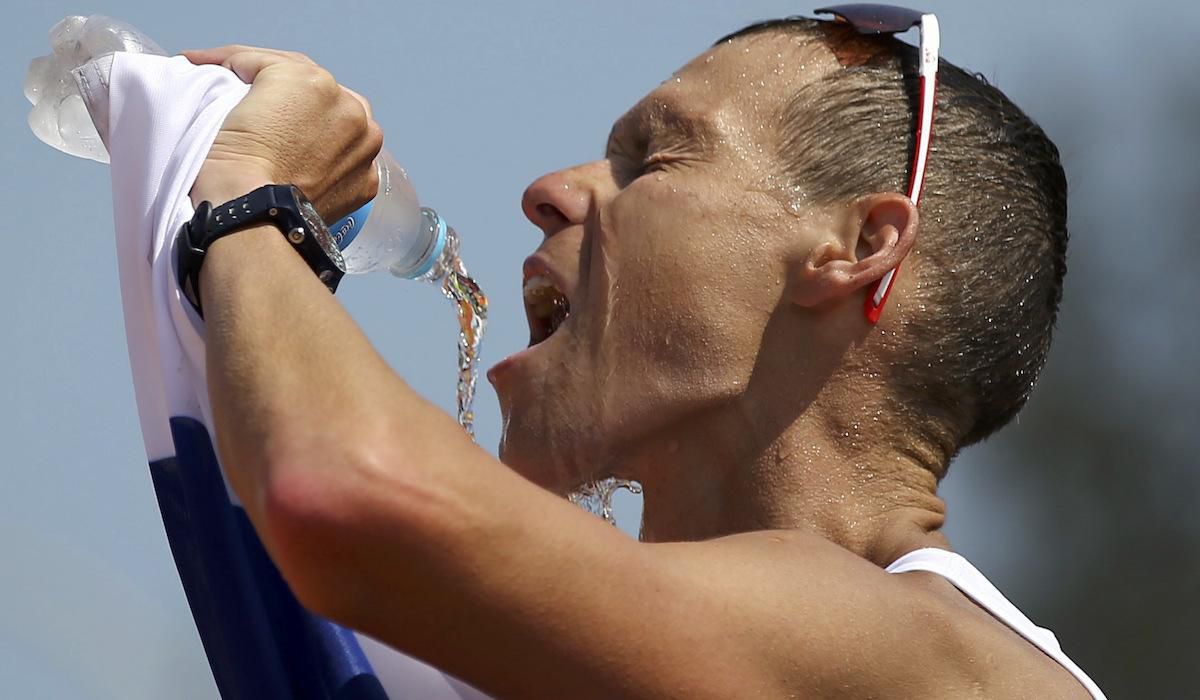 Matej Toth, chodza, radost, zlato, OH, Rio 2016, aug16, reuters