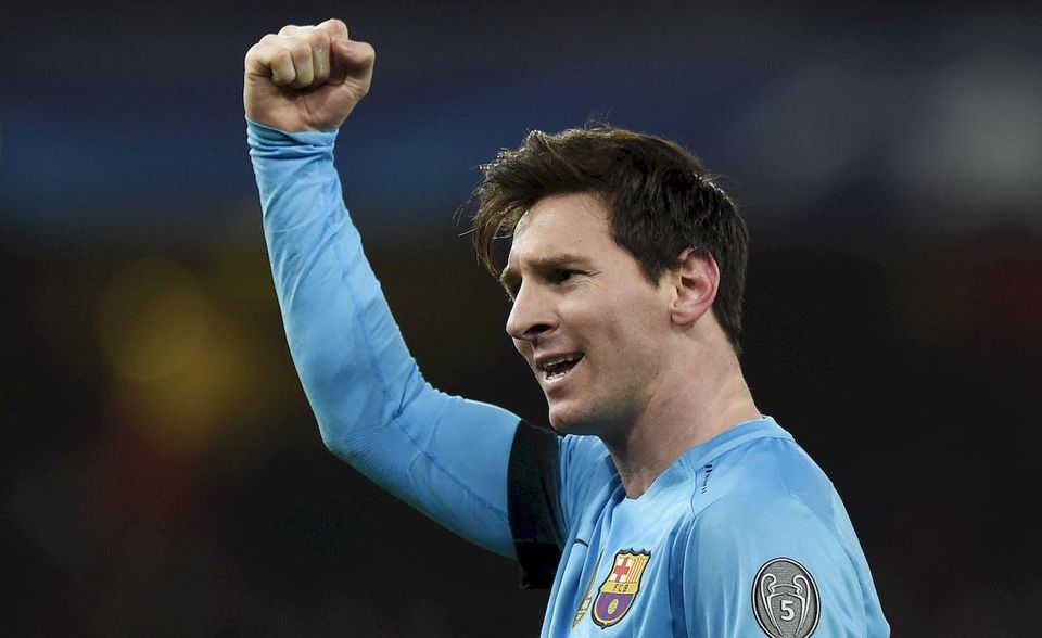 Lionel Messi FC Barcelona gol lm feb16 Reuters