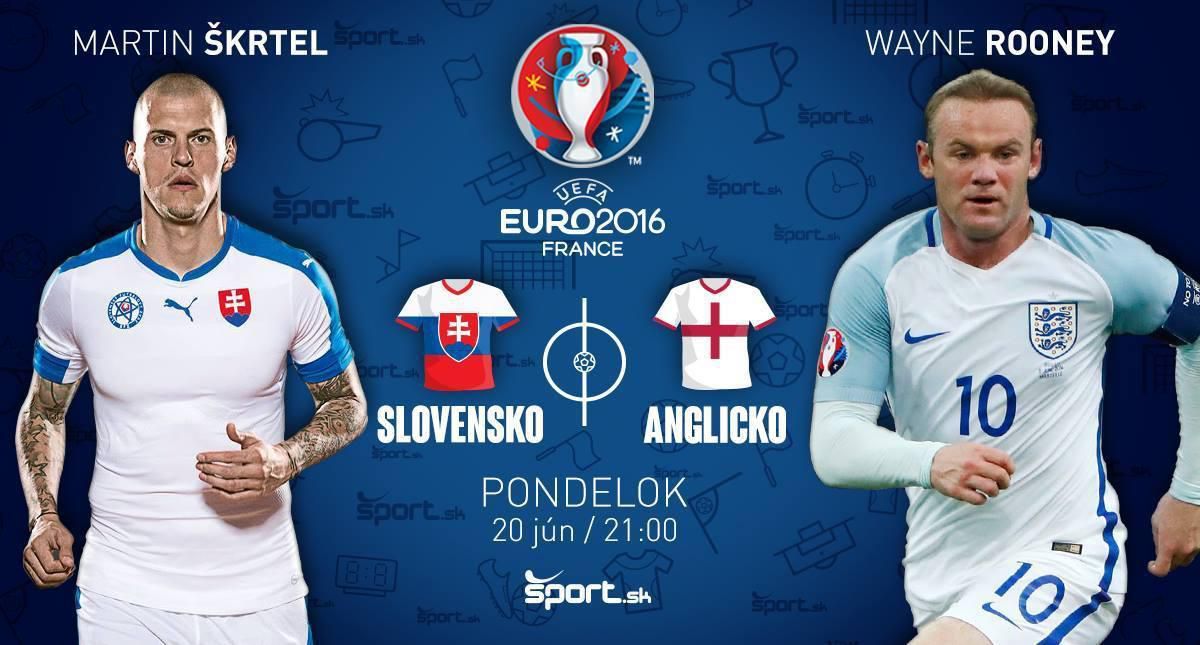 Slovensko, Anglicko, EURO 2016, grafika, jun16
