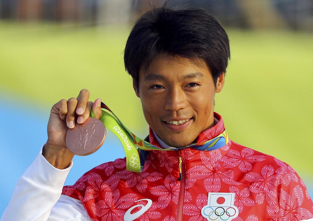 Takuja Haneda vodny slalom bronz japonsko medaila oh rio2016
