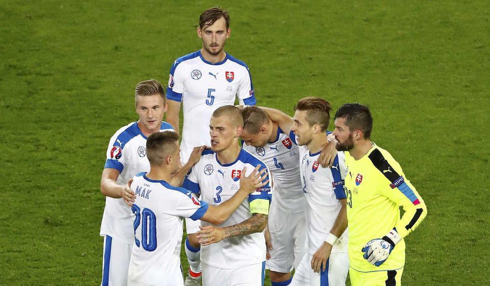 Slovensko, hraci, pokope, tukes, vs. Anglicko, EURO 2016
