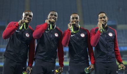 Atletika: Americké víťazstvo v štafete mužov 4x400 m