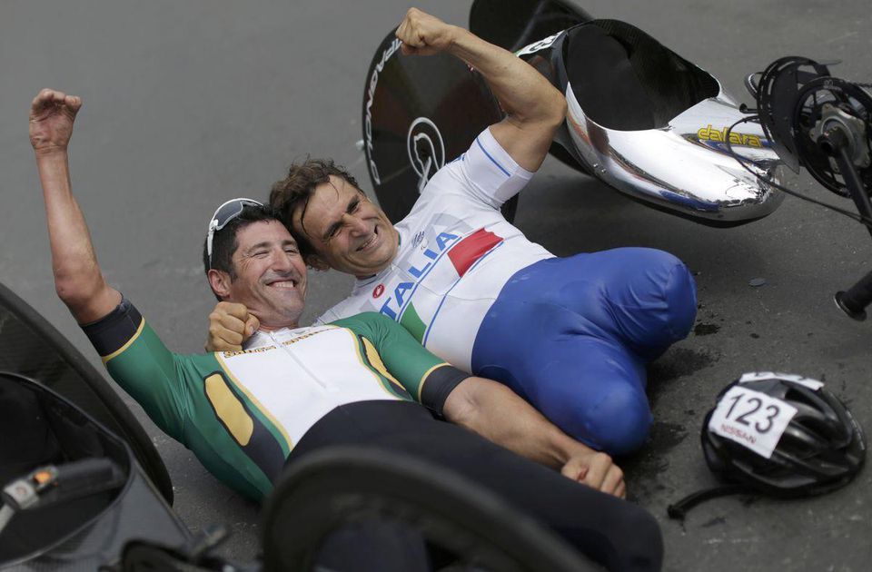 Ernst van Dyk Alessandro Zanardi Rio 2016 paralympiada sep16 Reuters