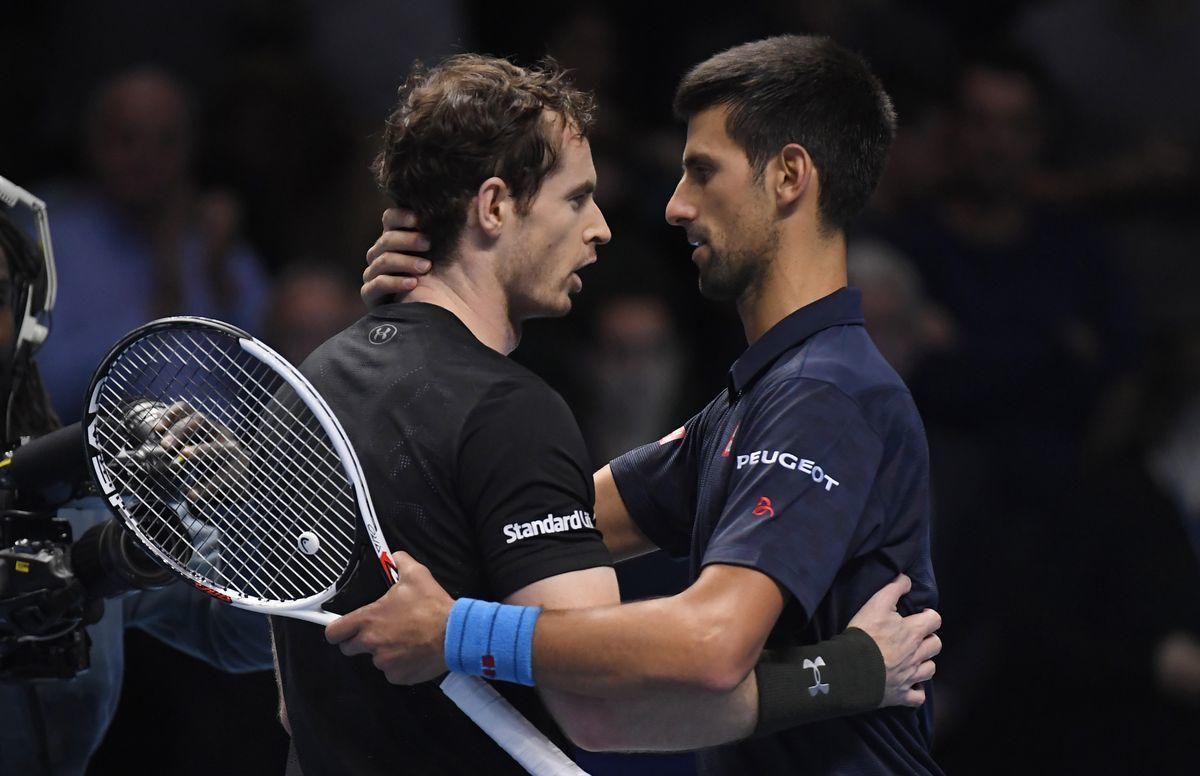 Andy Murray Novak Djokovic ATP Finals nov16 Reuters