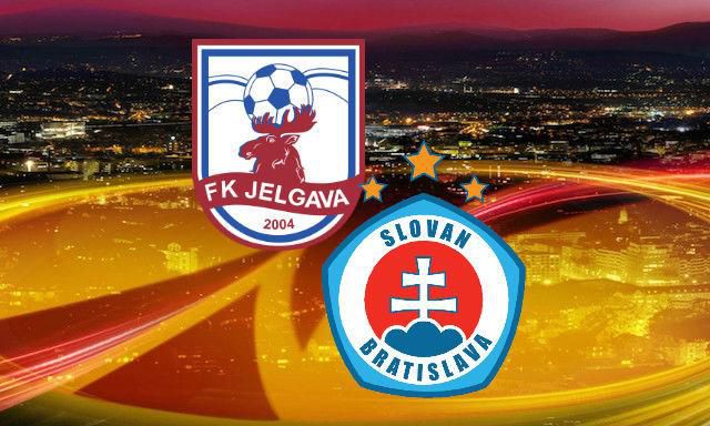 FK Jelgava - Slovan Bratislava, Europska liga, predkolo, ONLINE, Jul 2016