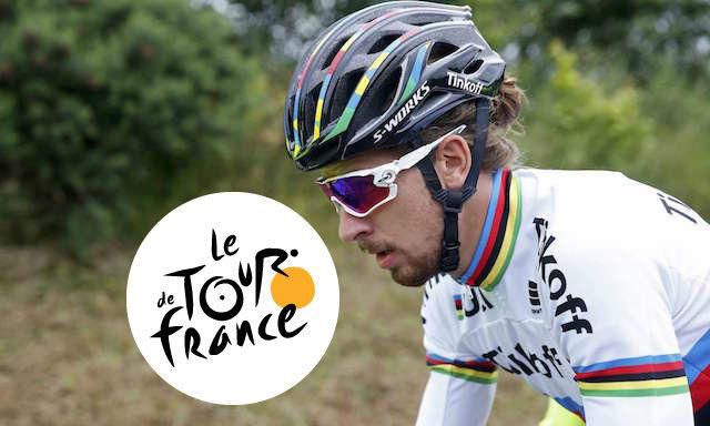 Peter Sagan, Tinkoff, biely dres, Tour de France, logo, ONLINE, Jul2016
