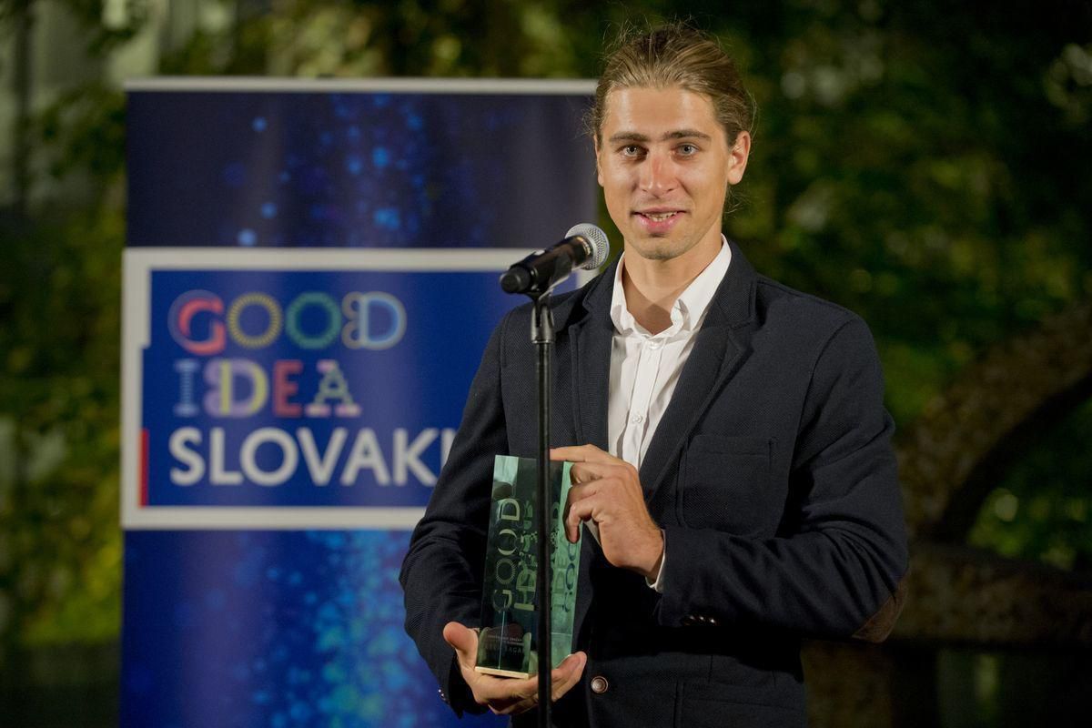 Peter Sagan Good Idea Slovakia ocenenie sep16 TASR