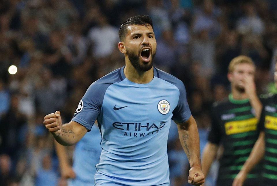 Sergio Aguero Manchester City lm sep16 Reuters