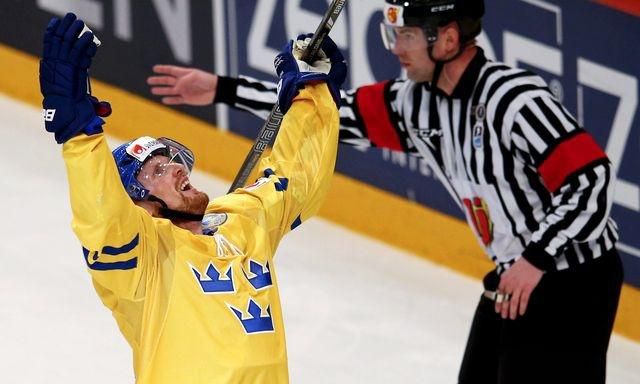 Henrik sedin svedsko goool vs svajciarsko finale ms2013 reuters
