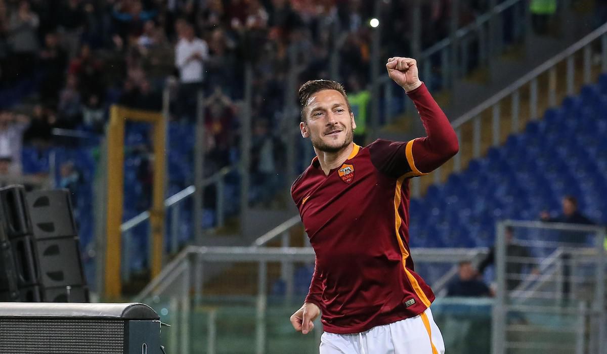 Francesco Totti, AS Rim, oslava golu, apr16