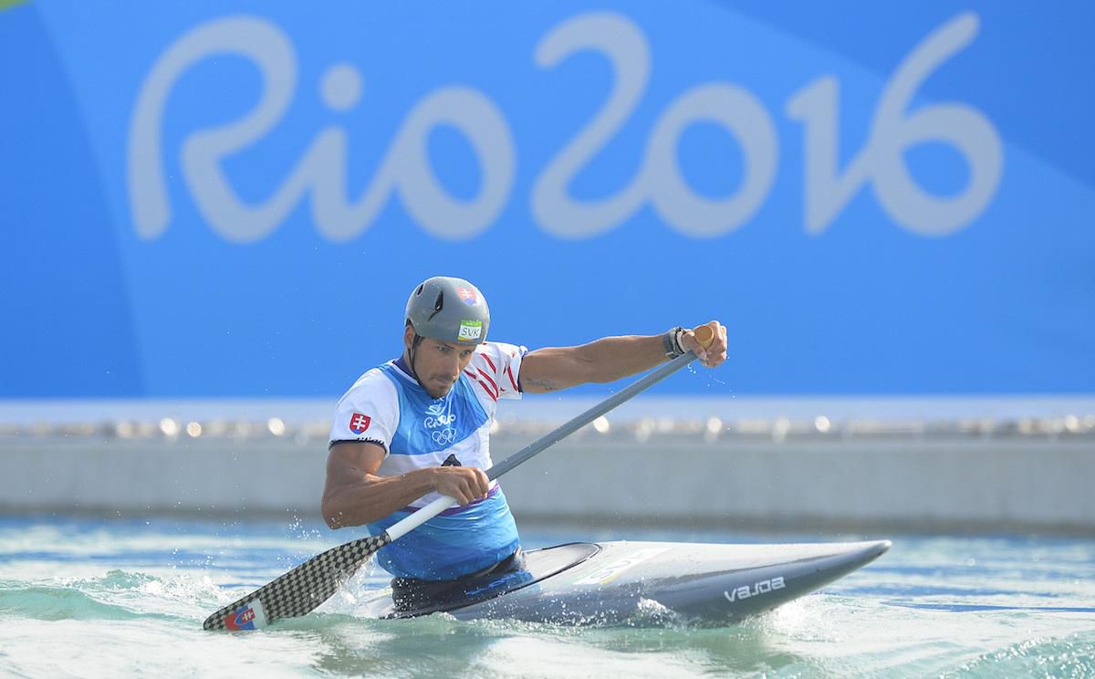 Matej Benus, vodny slalom, akcia, Rio 2016