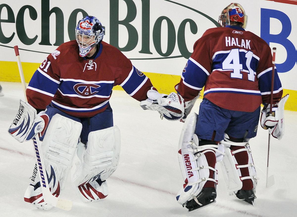 Carey Price a Jaroslav Halak, Montreal Canadiens, tukes, NHL, archvine foto