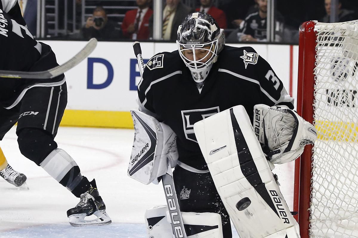 peter budaj, nhl, okt2016, LA Kings