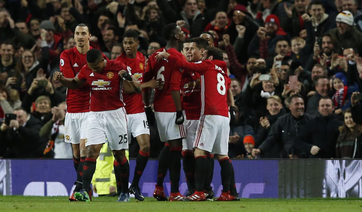 manchester united radost hraci