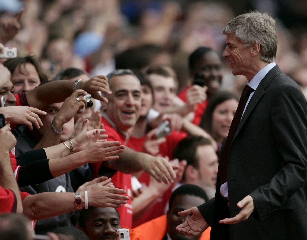 Arsenal Arsene Wenger Highbury rozlucka maj06 SITA