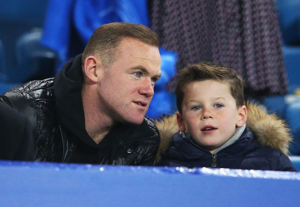 Kai Rooney Wayne Rooney Manchester United dec16 Getty Images