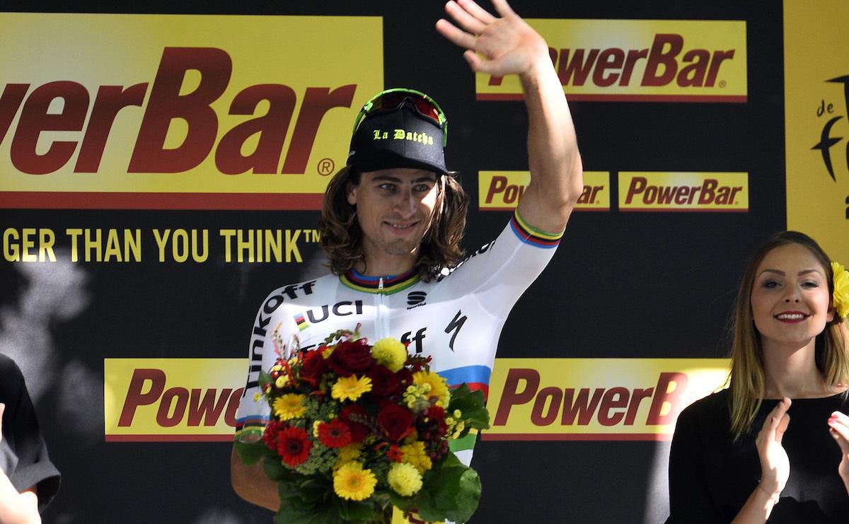 Peter Sagan biely dres podium 16etapa tdf jul2016