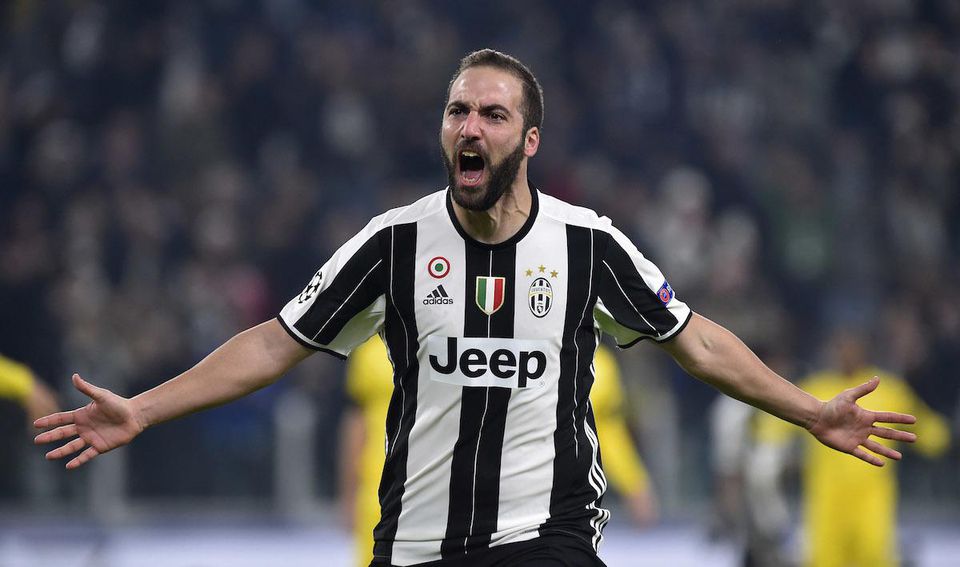 Gonzalo Higuain Juventus Turin liga majstrov dec2016