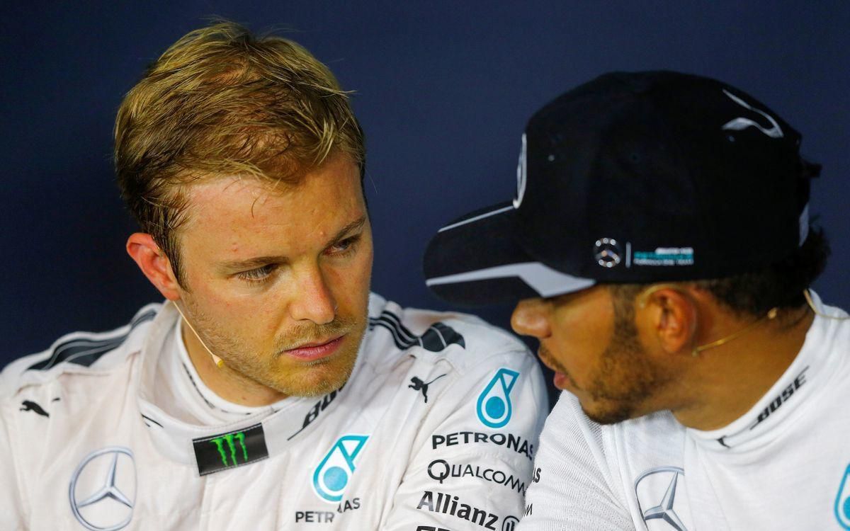 Nico Rosberg Lewis Hamilton tlacovka jul16 Reuters